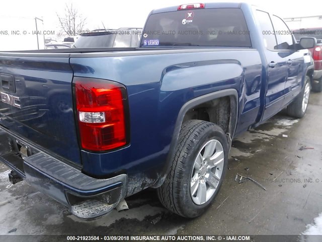 1GTV2LEC1GZ385837 - 2016 GMC SIERRA K1500 BLUE photo 4