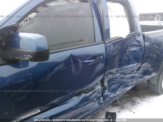 1GTV2LEC1GZ385837 - 2016 GMC SIERRA K1500 BLUE photo 6