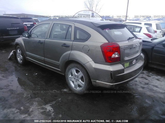 1B3HB48B28D692133 - 2008 DODGE CALIBER SXT GOLD photo 3