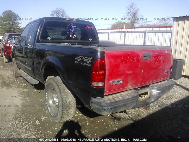 1FTNX21S3YED37631 - 2000 FORD F250 SUPER DUTY BLACK photo 3