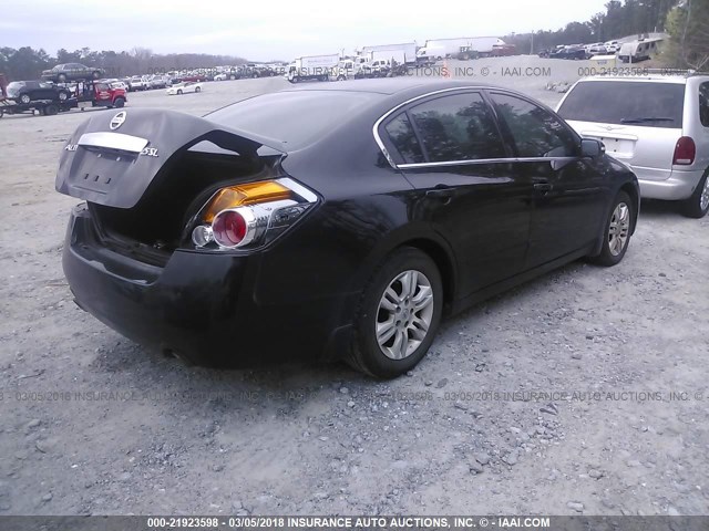 1N4AL2AP4BC143494 - 2011 NISSAN ALTIMA S 黑色 照片 4