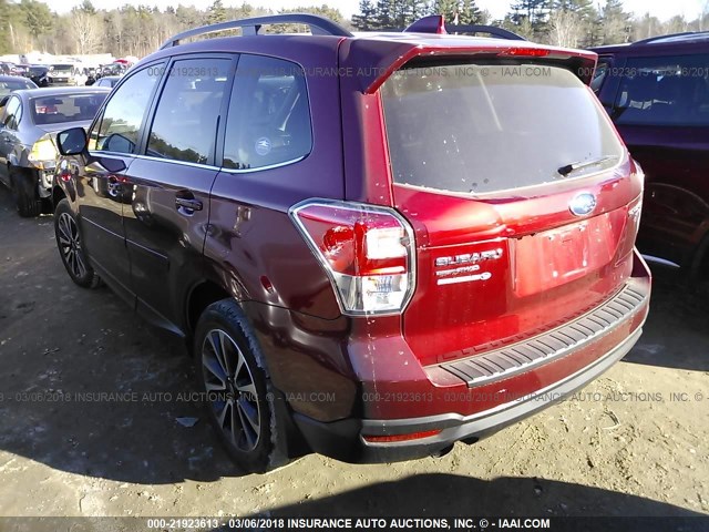 JF2SJGEC9JH425884 - 2018 SUBARU FORESTER 2.0XT PREMIUM RED photo 3