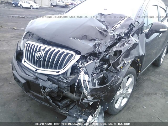 KL4CJFSB9FB131432 - 2015 BUICK ENCORE CONVENIENCE 勃艮第红 照片 6