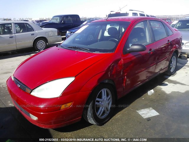 1FAFP34361W288459 - 2001 FORD FOCUS SE/SE SPORT RED photo 2