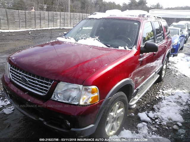 1FMZU83E94UC26386 - 2004 FORD EXPLORER XLT/XLT SPORT RED photo 2