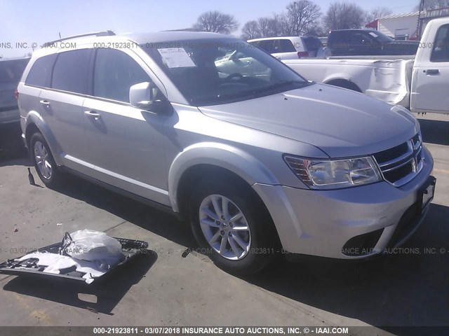 3C4PDCBG6DT507041 - 2013 DODGE JOURNEY SXT SILVER photo 1