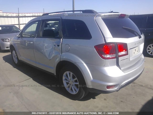 3C4PDCBG6DT507041 - 2013 DODGE JOURNEY SXT SILVER photo 3