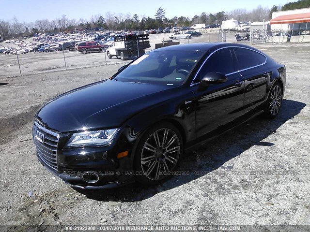 WAU2GAFC9CN141617 - 2012 AUDI A7 PRESTIGE BLACK photo 2