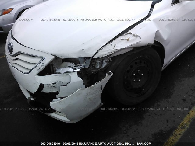 4T1BF3EK1AU545830 - 2010 TOYOTA CAMRY SE/LE/XLE WHITE photo 6