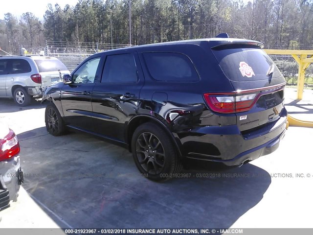 1C4RDHDG9HC798705 - 2017 DODGE DURANGO GT BLACK photo 3