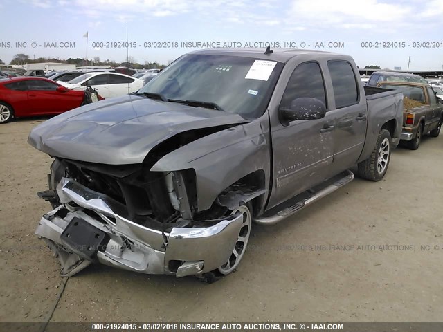 3GCPCSE08CG291129 - 2012 CHEVROLET SILVERADO C1500 LT GOLD photo 2