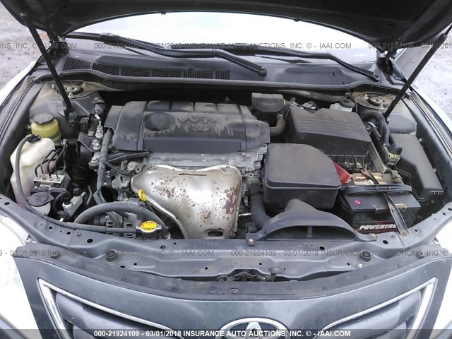 4T1BF3EK2BU729224 - 2011 TOYOTA CAMRY SE/LE/XLE GRAY photo 10