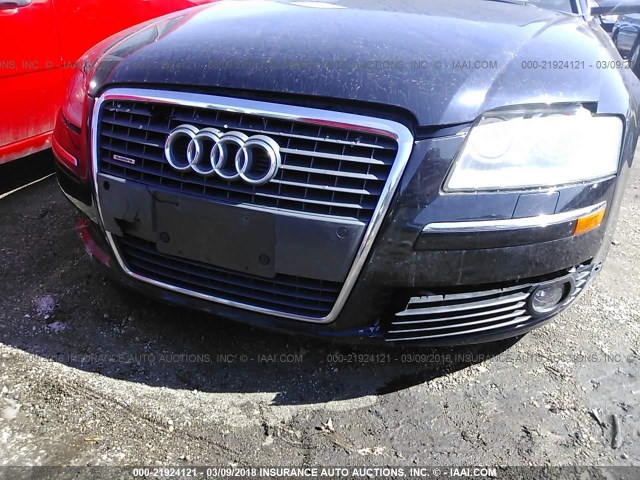 WAULV44E17N023857 - 2007 AUDI A8 4.2 QUATTRO BLUE photo 6