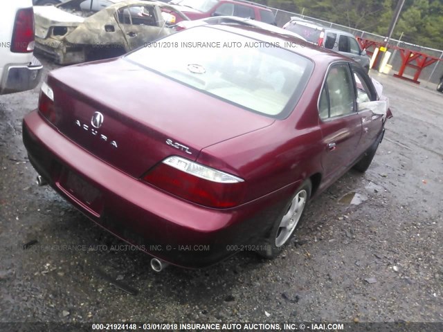 19UUA56643A072763 - 2003 ACURA 3.2TL 红色 照片 4