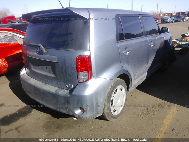 JTLZE4FE8CJ004626 - 2012 TOYOTA SCION XB ვერცხლისფერი ფოტო 4
