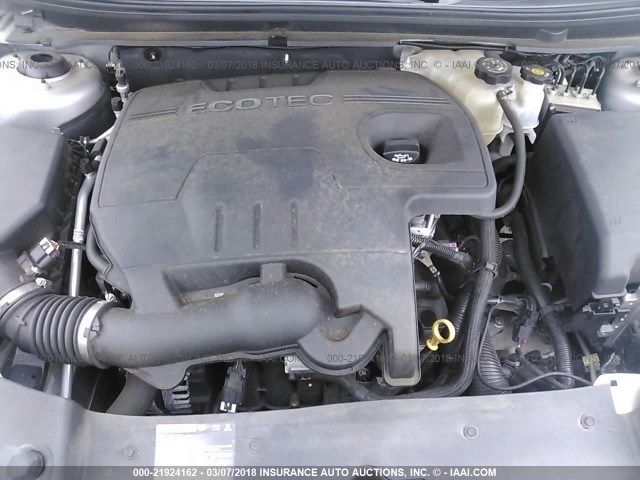 1G1ZA5EU4CF398711 - 2012 CHEVROLET MALIBU LS ვერცხლისფერი ფოტო 10