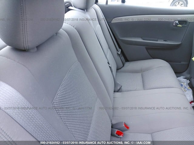 1G1ZA5EU4CF398711 - 2012 CHEVROLET MALIBU LS ვერცხლისფერი ფოტო 8