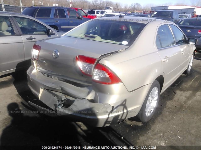 3MEHM07Z27R635497 - 2007 MERCURY MILAN TAN photo 4