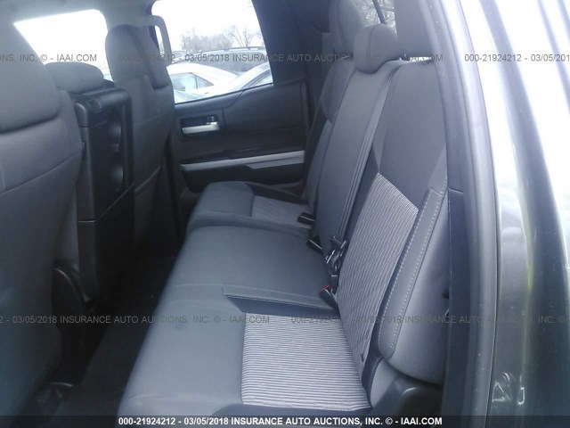 5TFUW5F17FX446899 - 2015 TOYOTA TUNDRA DOUBLE CAB SR/SR5 BLUE photo 8