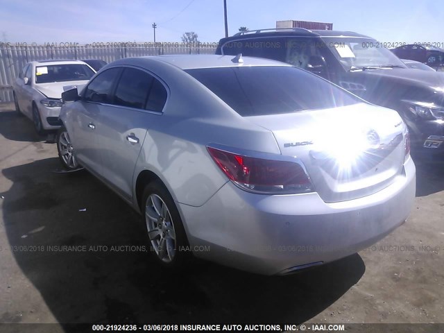 1G4GD5E31CF173963 - 2012 BUICK LACROSSE PREMIUM SILVER photo 3