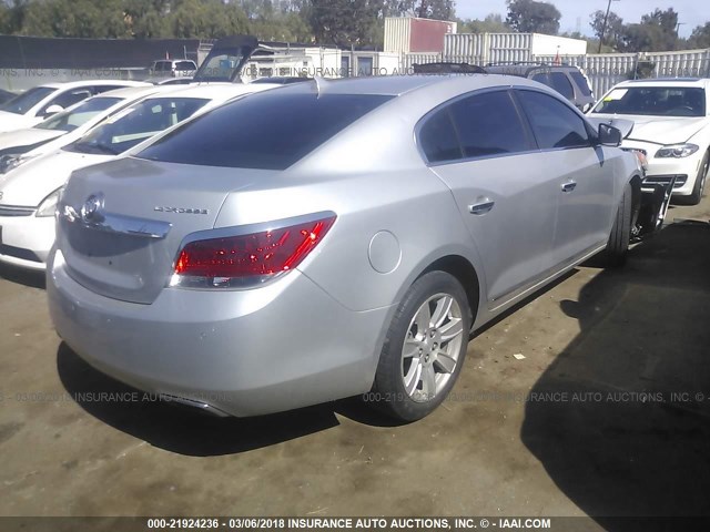 1G4GD5E31CF173963 - 2012 BUICK LACROSSE PREMIUM SILVER photo 4