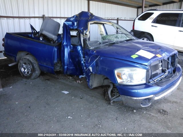 1D7HA18K28J120762 - 2008 DODGE RAM 1500 ST BLUE photo 1