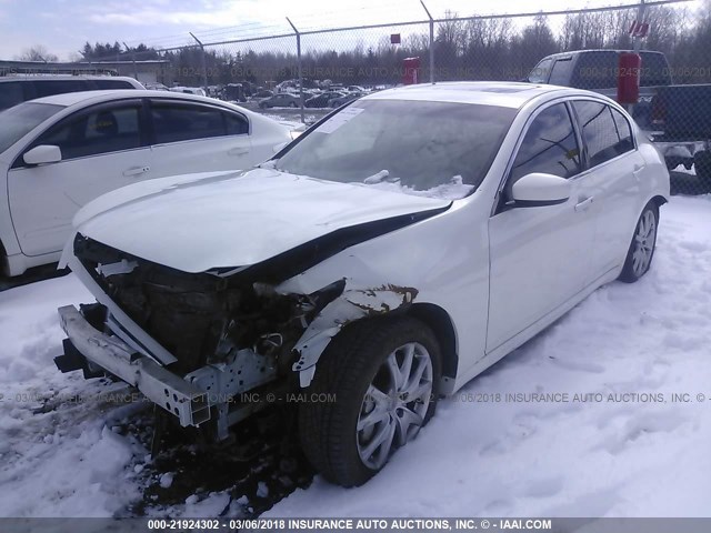 JN1CV6AP9CM629141 - 2012 INFINITI G37 SPORT WHITE photo 2