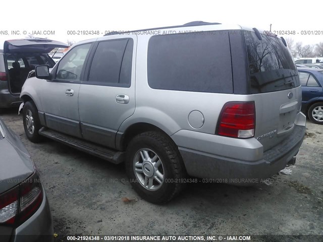 1FMPU16L93LC14350 - 2003 FORD EXPEDITION XLT SILVER photo 3
