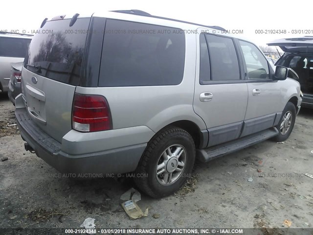 1FMPU16L93LC14350 - 2003 FORD EXPEDITION XLT SILVER photo 4