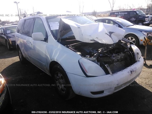 KNDMB233776168514 - 2007 KIA SEDONA EX/LX WHITE photo 1