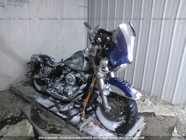 1HD1FCW136Y689643 - 2006 HARLEY-DAVIDSON FLHTCUI BLUE photo 1