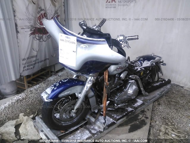 1HD1FCW136Y689643 - 2006 HARLEY-DAVIDSON FLHTCUI BLUE photo 2