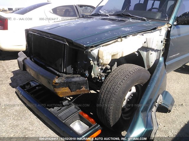 1J4FT28S4WL233576 - 1998 JEEP CHEROKEE SE GREEN photo 6