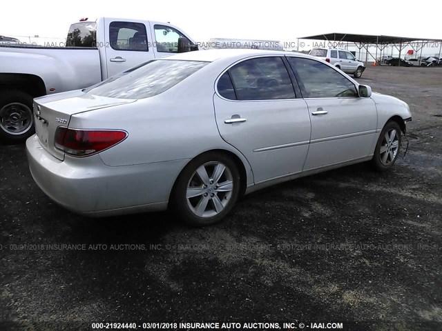 JTHBA30GX65161227 - 2006 LEXUS ES 330 SILVER photo 4