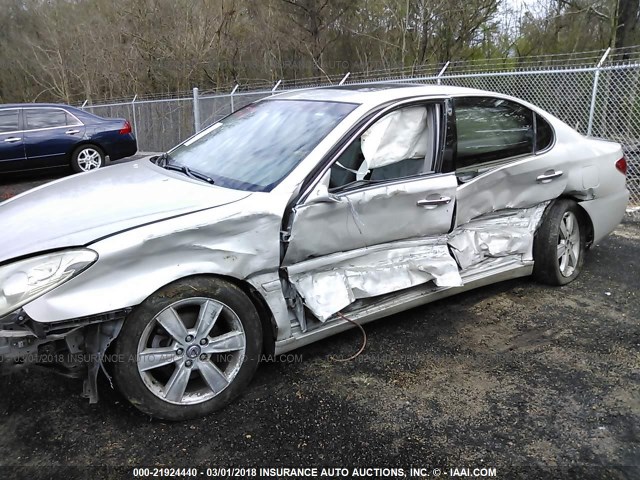 JTHBA30GX65161227 - 2006 LEXUS ES 330 SILVER photo 6