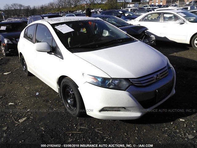 JHMZE2H55BS010310 - 2011 HONDA INSIGHT LX WHITE photo 1