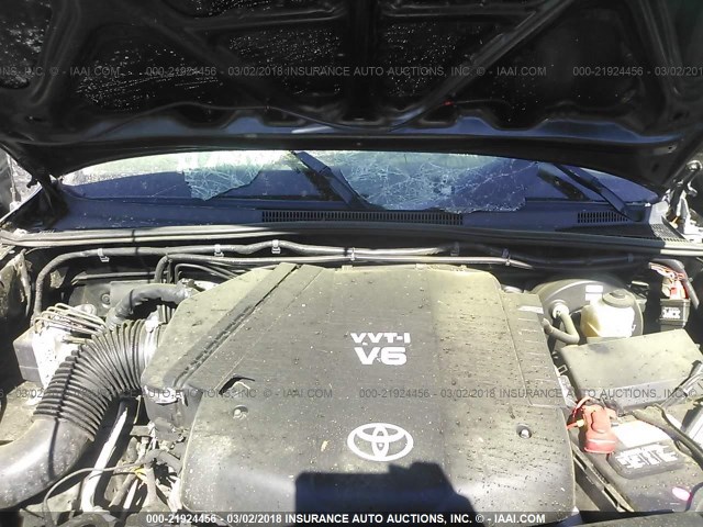 3TMLU42N49M023860 - 2009 TOYOTA TACOMA DOUBLE CAB შავი ფოტო 10