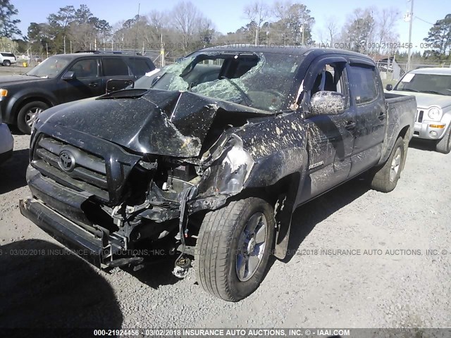 3TMLU42N49M023860 - 2009 TOYOTA TACOMA DOUBLE CAB შავი ფოტო 2