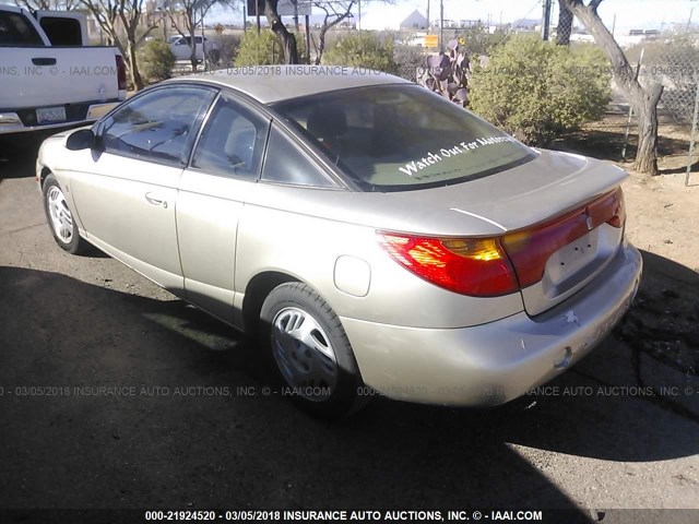 1G8ZR12751Z340295 - 2001 SATURN SC2 WHITE photo 3