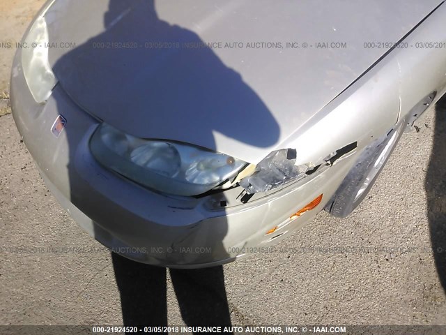 1G8ZR12751Z340295 - 2001 SATURN SC2 WHITE photo 6