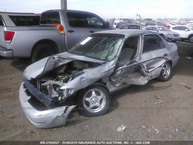 1NXBR12E3YZ354804 - 2000 TOYOTA COROLLA VE/CE/LE 银色 照片 2