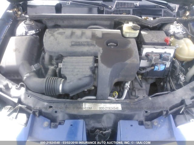 1G8AL55F96Z117516 - 2006 SATURN ION LEVEL 3 BLUE photo 10