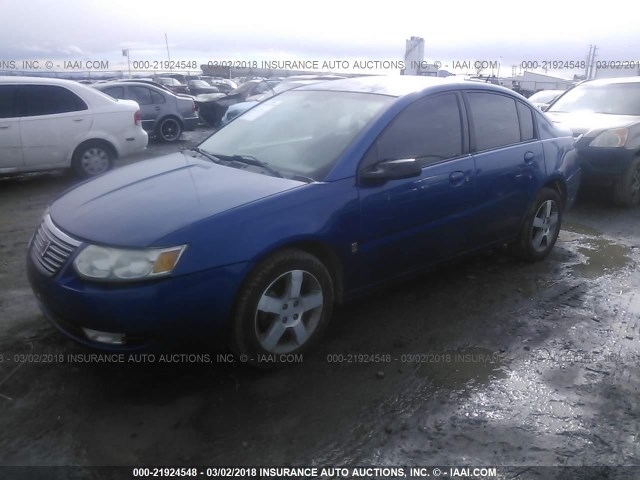 1G8AL55F96Z117516 - 2006 SATURN ION LEVEL 3 BLUE photo 2