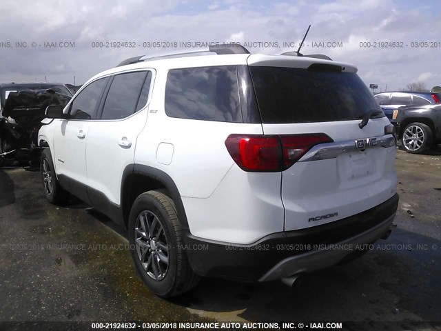 1GKKNMLS7HZ325870 - 2017 GMC ACADIA SLT-1 Biały zdjęcie 3