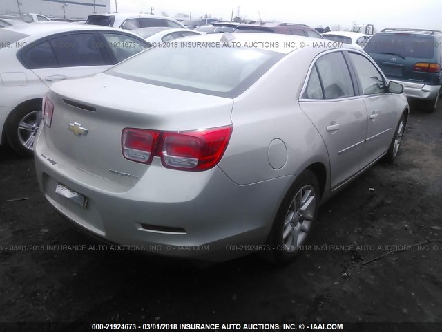 1G11C5SAXDF272856 - 2013 CHEVROLET MALIBU 1LT 白色 照片 4