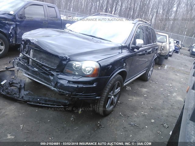YV4CT982691504443 - 2009 VOLVO XC90 BLACK photo 2