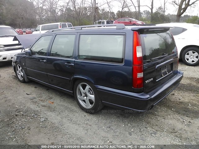 YV1LW5678W2523223 - 1998 VOLVO V70 GLT BLUE photo 3