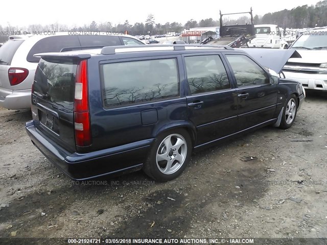 YV1LW5678W2523223 - 1998 VOLVO V70 GLT BLUE photo 4