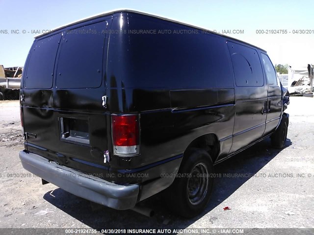 1FTNE14W78DB49473 - 2008 FORD ECONOLINE E150 VAN PURPLE photo 4