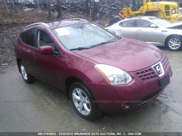 JN8AS58V09W172149 - 2009 NISSAN ROGUE S/SL BURGUNDY photo 1